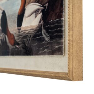 Flora and Fauna Pochard Linen Wall Art