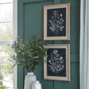 Botanical Framed Art | Captivating Flora and Fauna in Black