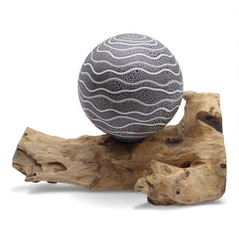Grey Driftwood Table Lamp