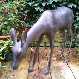 Extra Large Doe Garden Sculpture