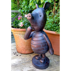 Large Garden Piglet Sculptures