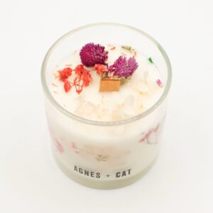 Agnes and Cat Roses of Sawrey Botanical Candle - Dried Florals