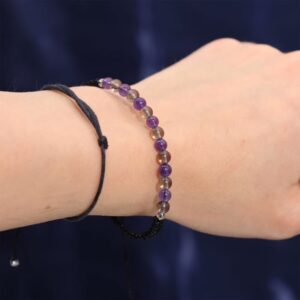 Capricorn Gemstone Bracelet with Fragrant Candle