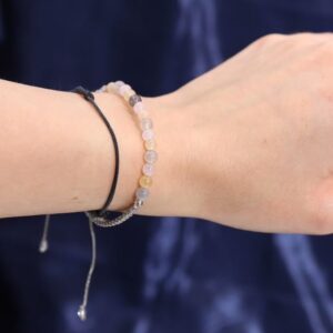 Gemini Gemstone Bracelet with Fragrant Candle