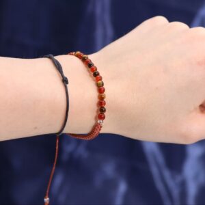 Leo Gemstone Bracelet with Fragrant Candle