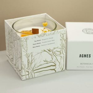 Botanical Inspired Candles | Agnes + Cat Rydal Soy Candle Sense the Lakes with these UK hand-poured Agnes + Cat Botanical Inspired Candles embedded with dried florals. Free GB Mainland Delivery.