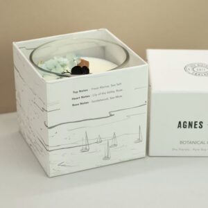 Top Heart and Base Notes Agnes and Cat Sea Salt & Moss Candle