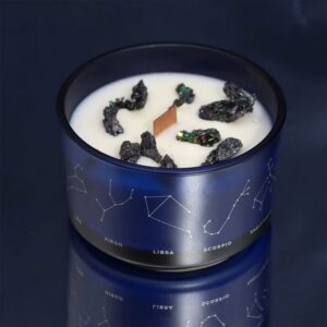 Zodiac Sign Candle and Gemstone Gifts