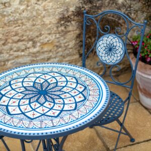 Spiral Mosaic Bistro Set