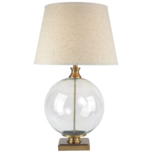 Glass Orb Table Lamp | Lunel Elegant Contemporary Lighting
