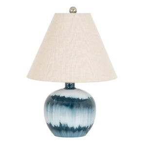 Blue Glass Ombre Table Lamp | Elegant Lighting for Any Space