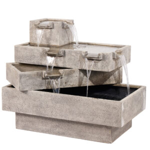 Contemporary Garden Fountain | Quantum Modular Feature