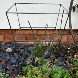 Bare Metal Ready to Rust Square Peony Support