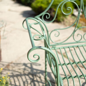 Hertage Green Armrests on Armchair