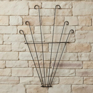 Large Curved Peacock Garden Trellis
