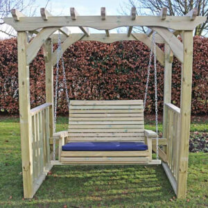 Wooden Swing Seat for Two - Ophelia by Churnet Valley