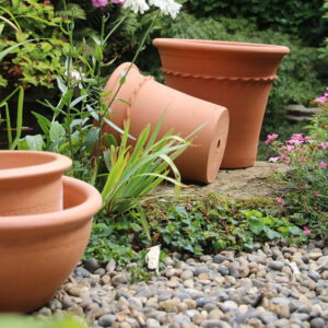Terracotta Piecrust Planters | Handmade Frostproof Pots