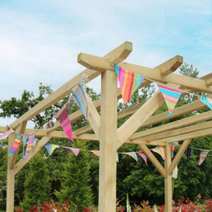 Wooden Pergola for Small Spaces